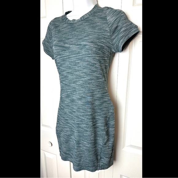 LULULEMON & Go Where To Dress Heathered Fuel Green Space Dye Rulu Knit Reflectiv - Picture 3 of 13